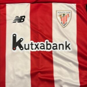 New Balance Athletic Club Red and White Jersey